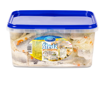 Śledź po wiejsku w oleju na kilogramy