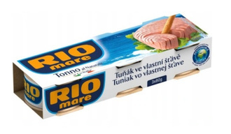 Tuńczyk w sosie własnym 3x80g - Rio Mare