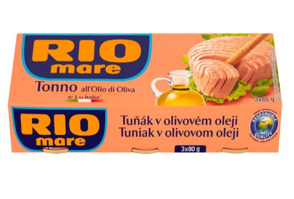 Tuńczyk w oliwie z oliwek 3x80g - Rio Mare