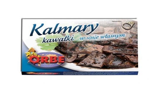 Kalmary w sosie własnym Orbe 110g