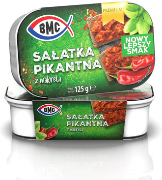 Sałatka pikantna z makreli / 125g / BMC