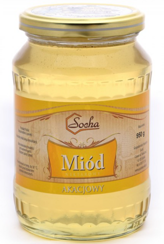 Miód akacjowy 950g - Polski