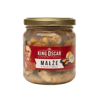 Małże (MSC) w occie z cebulką / 200g - King Oscar