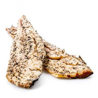 Makrela filet - wędzona na ciepło z posypką.