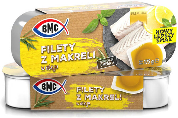 Filety z makreli w oleju / 175g  / BMC