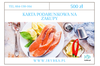 Karta podarunkowa o wartości 500zł