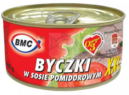 Byczki w sosie pomidorowym XXL - BMC