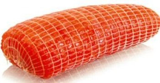 Łosoś polędwica w siatce ze skórą - wędzona na zimno