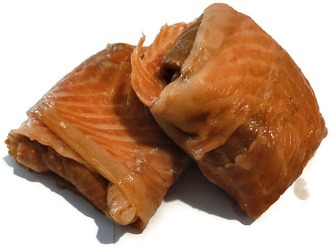 Kieszonki, zrazy łososiowe wędzone na gorąco ze szpinakiem / 300g