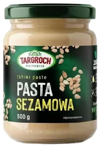 Pasta Sezamowa z Sezamu Tahini TARGROCH / 500g 
