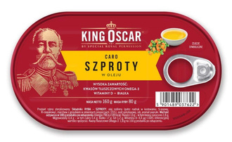 Caro szproty w oleju - 160g - King Oscar
