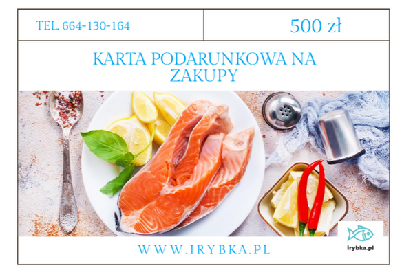 Karta podarunkowa o wartości 500zł