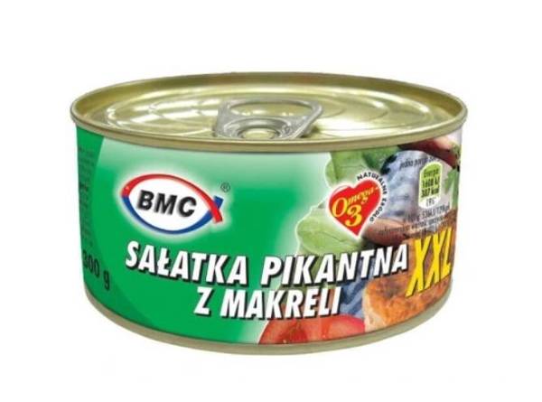 Sałatka pikantna z makreli XXL -300g - BMC