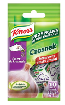 Czosnek w mini kostkach - Knorr