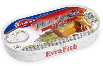 Filety z karpia po grecku - konserwa Evra Fish