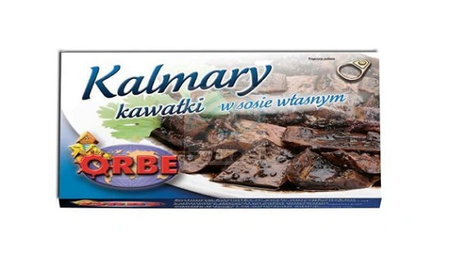 Kalmary w sosie własnym Orbe 110g