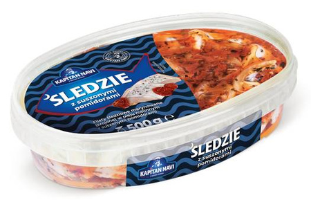 Śledź z szuszonymi pomidorami - Kapitan Navi / 500g